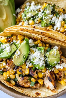 Mexican Street Corn Chicken Tacos