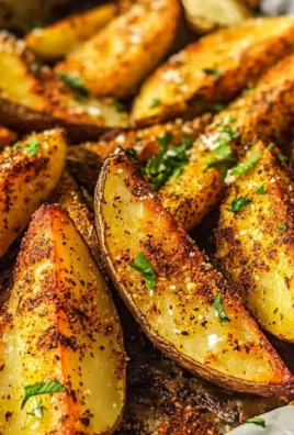 Seasoned Baked Potato Wedges