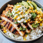 Street Corn Chicken Rice Bowl Recipe