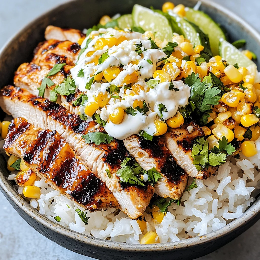 Street Corn Chicken Rice Bowl Recipe