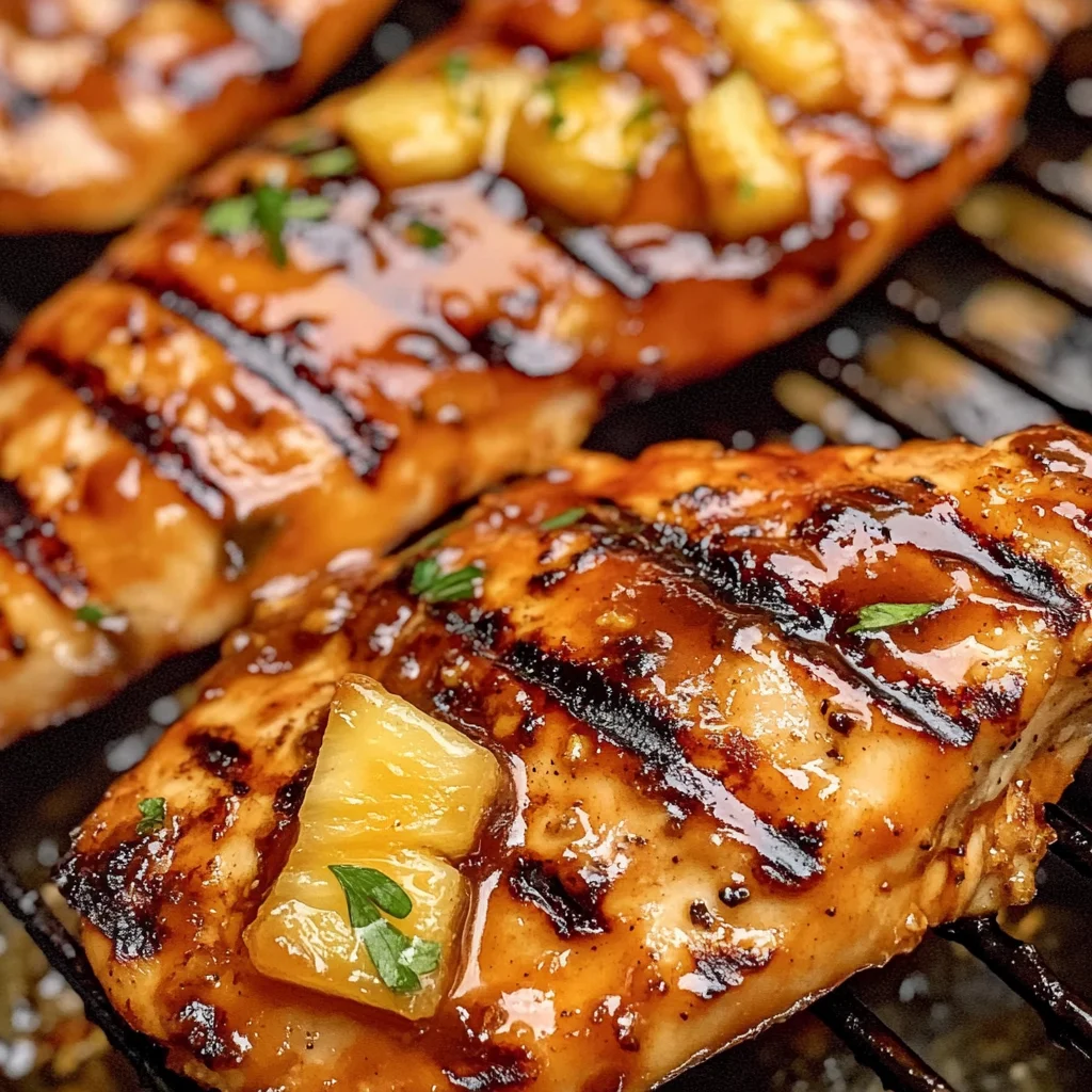 Whiskey Pineapple Chicken