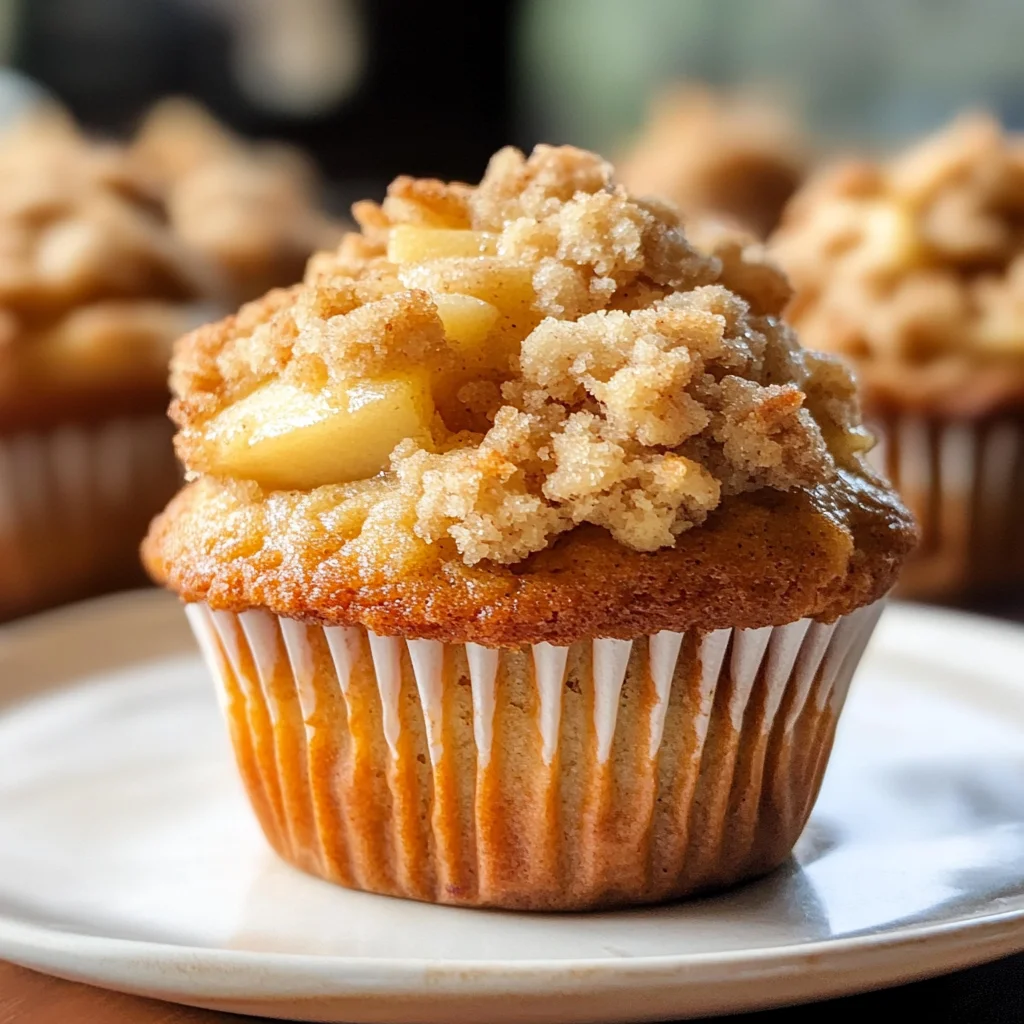 Apple Crumble Muffins