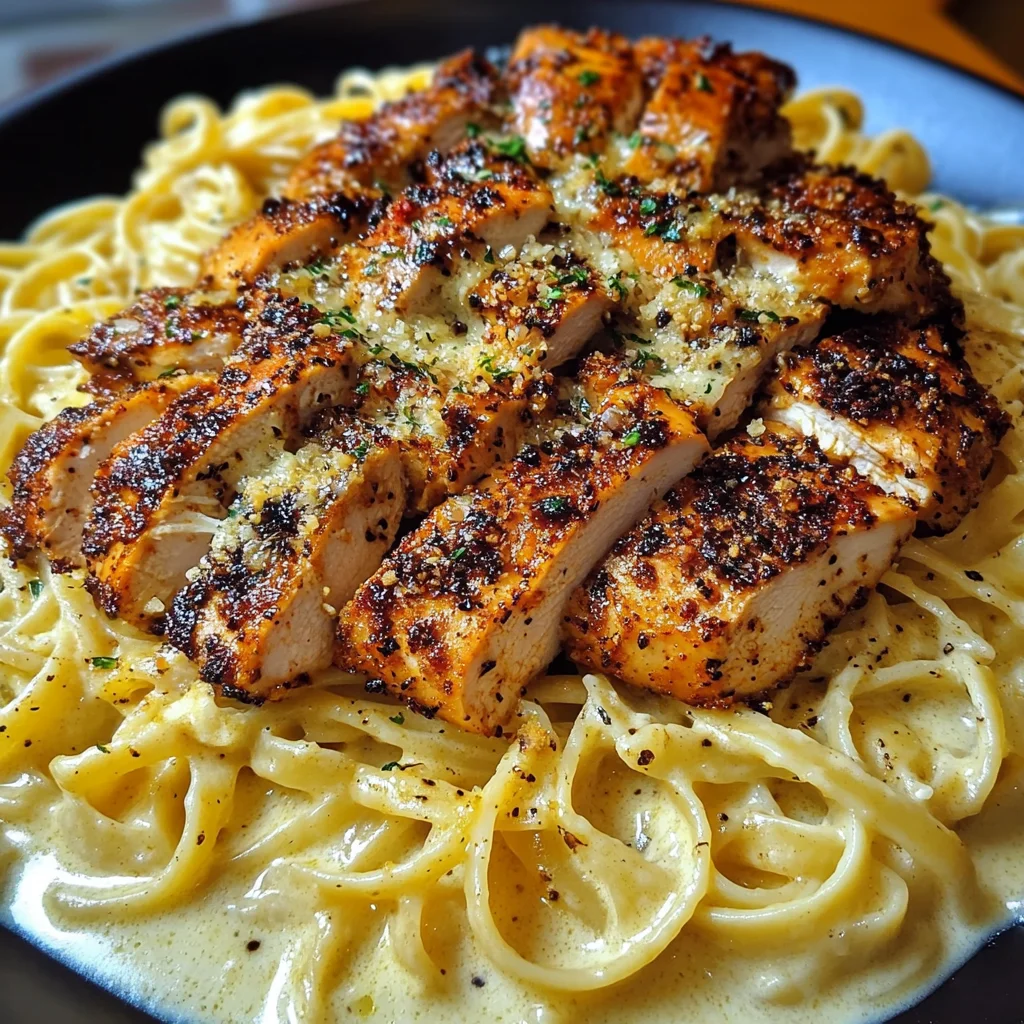 Creamy Cajun Chicken Linguine