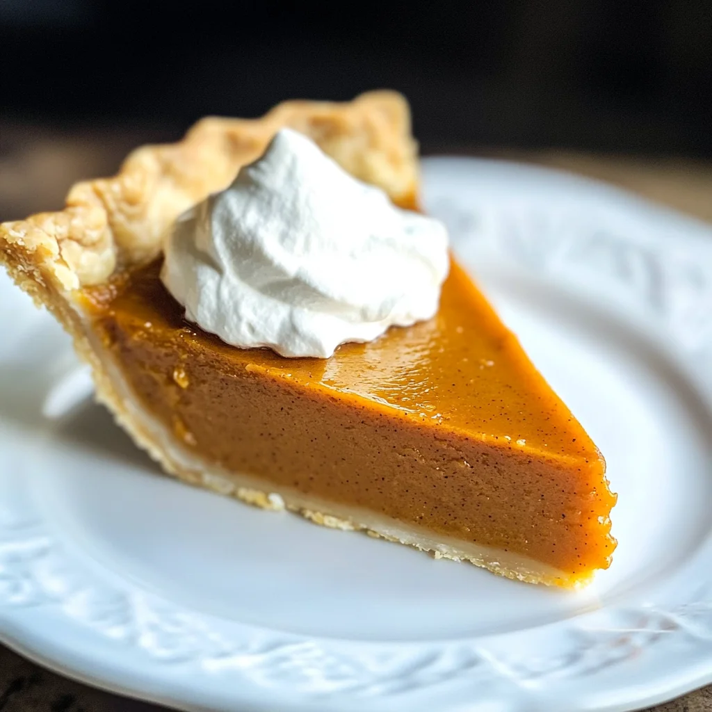 Easy Pumpkin Pie