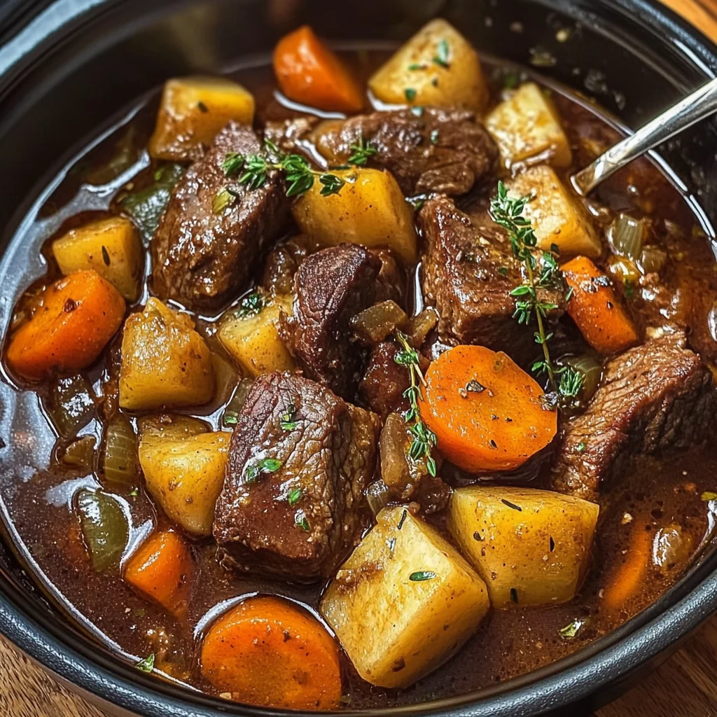 Hearty Beef Stew with Root Vegetables