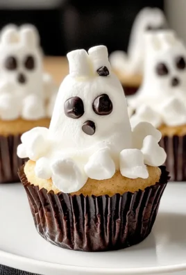 Marshmallow Ghost Cupcakes