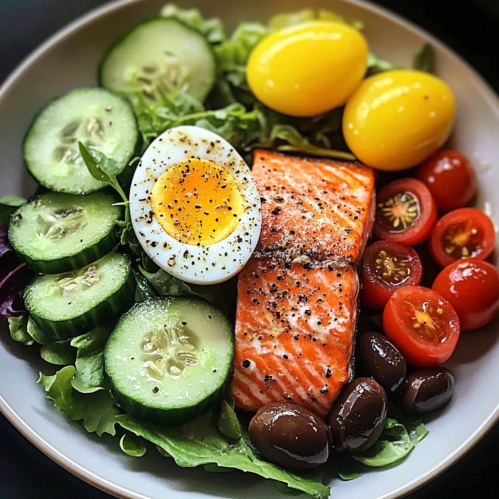 Omega Power Plate with Salmon & Avocado