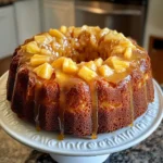 Pineapple Pound Cake with Pineapple Glaze