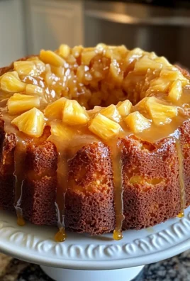 Pineapple Pound Cake with Pineapple Glaze