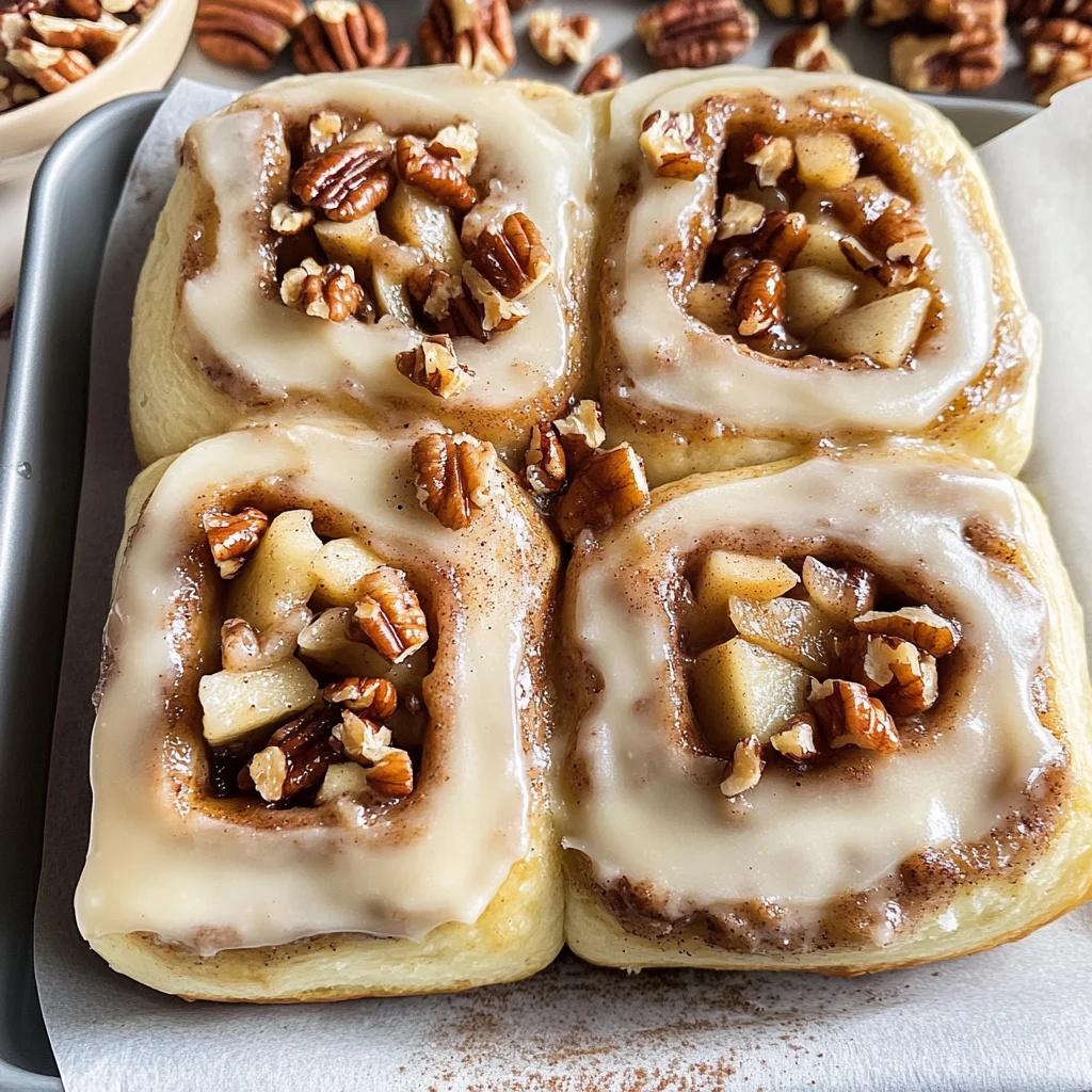 Soft-Baked Apple Cinnamon Rolls