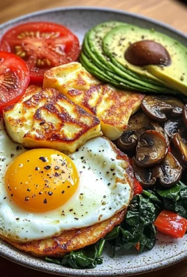 Sunny Veggie & Halloumi Breakfast Plate