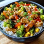 Teriyaki Chicken & Veggie Rice Bowl