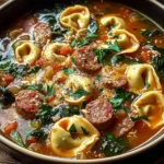 Autumn Tortellini Soup With Sausage