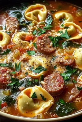 Autumn Tortellini Soup With Sausage