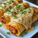 Boudin Chimichangas with Crawfish Cream Sauce: A Must-Try!