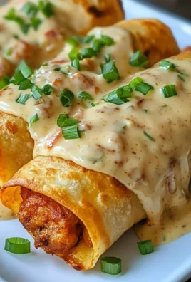 Boudin Chimichangas with Crawfish Cream Sauce: A Must-Try!