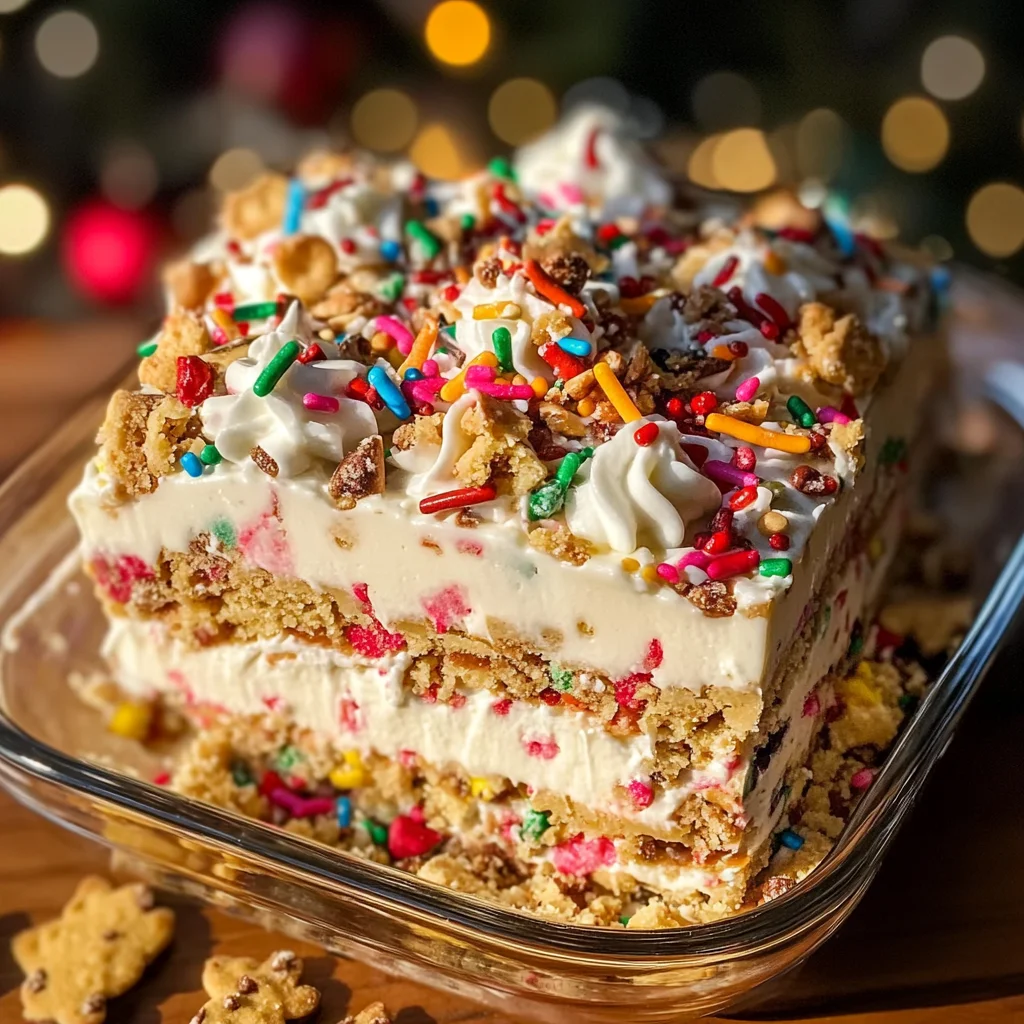Christmas Cookie Lasagna Recipe