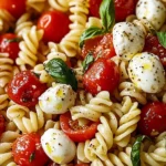 Creamy Caprese Pasta Salad