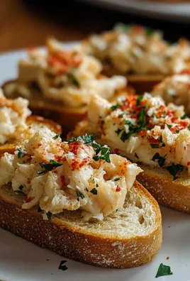 Garlic Butter Crab Toasts