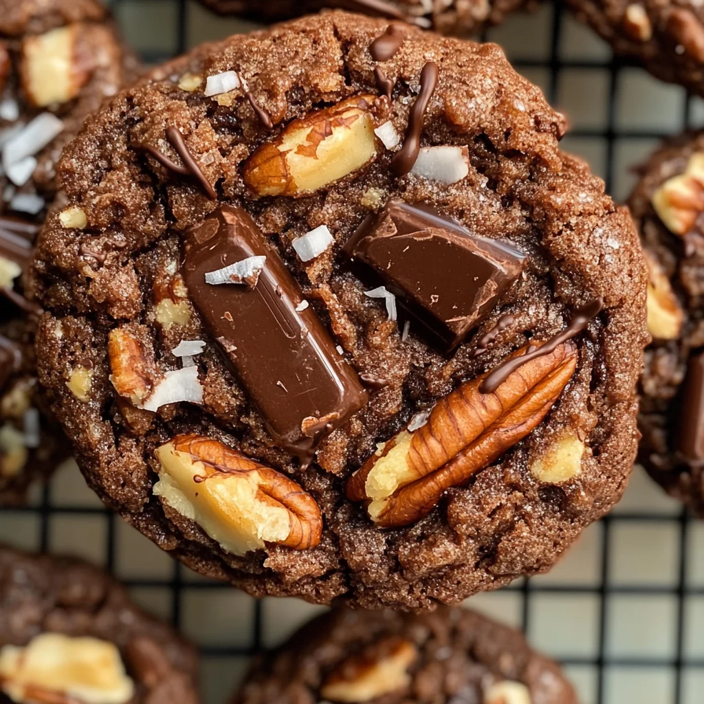 German Chocolate Cookies