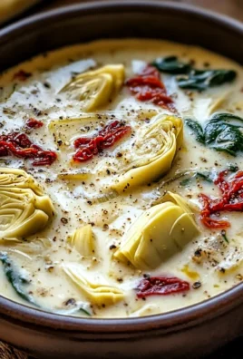 Lemony Tuscan Artichoke Soup