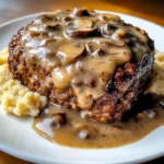Meatloaf with Mushroom Gravy