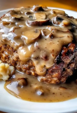 Meatloaf with Mushroom Gravy