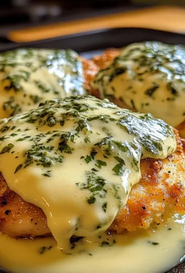 Mozzarella Chicken in Basil Cream Sauce