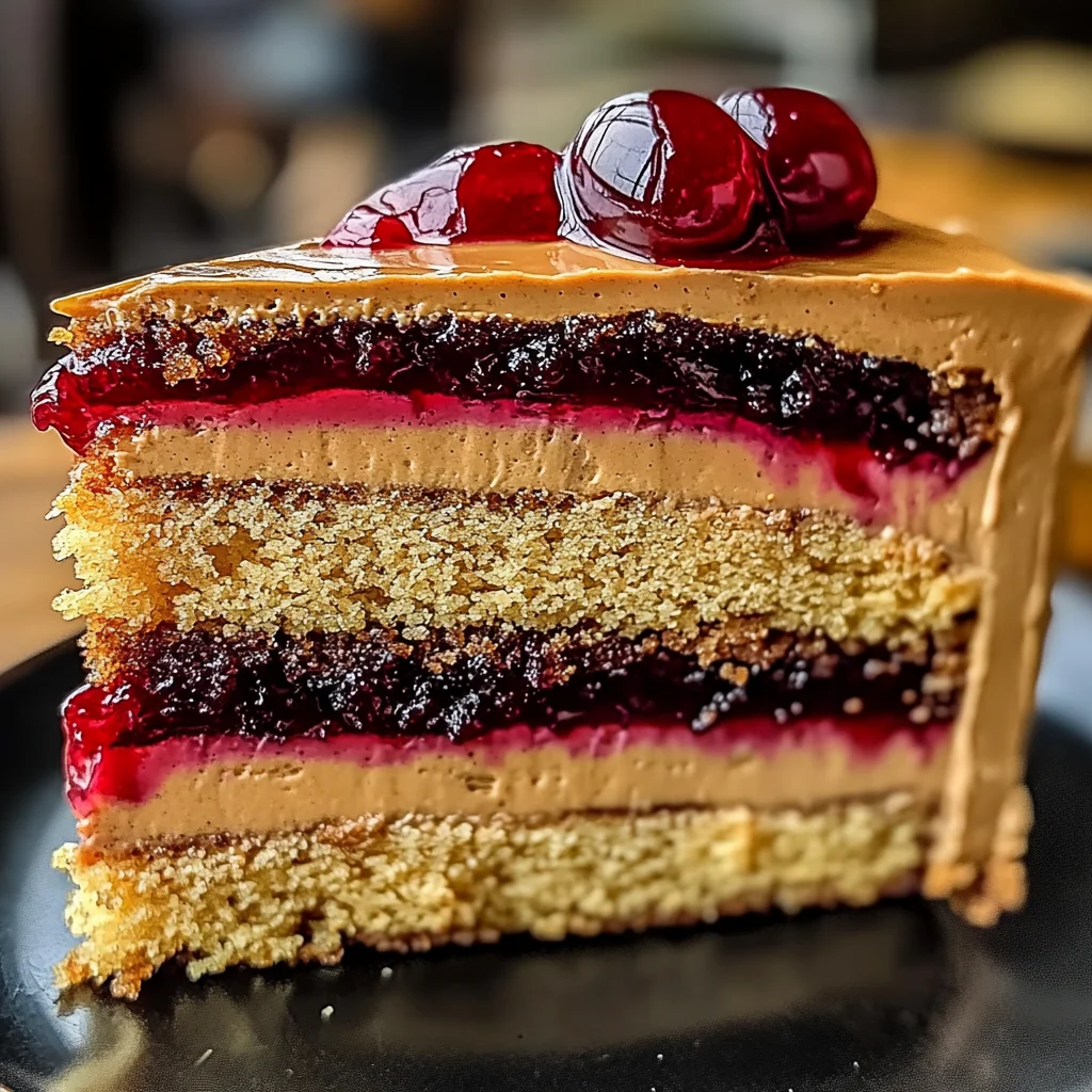 Peanut Butter & Jelly Cake