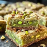Pistachio Dream Cookie Bars