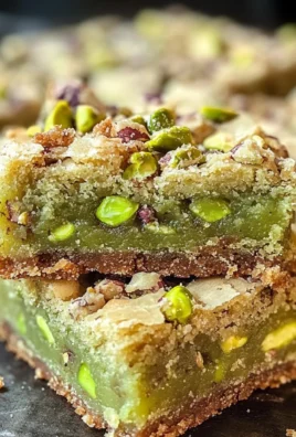 Pistachio Dream Cookie Bars