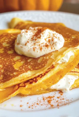 Pumpkin Crepes with Maple Cream Cheese Filling