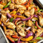 Sheet Pan Chicken Fajitas