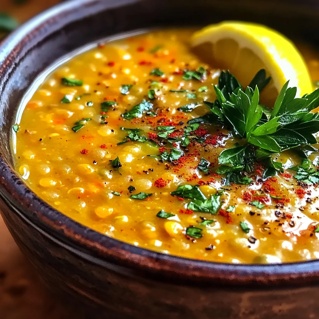Turkish Lentil Soup Recipe