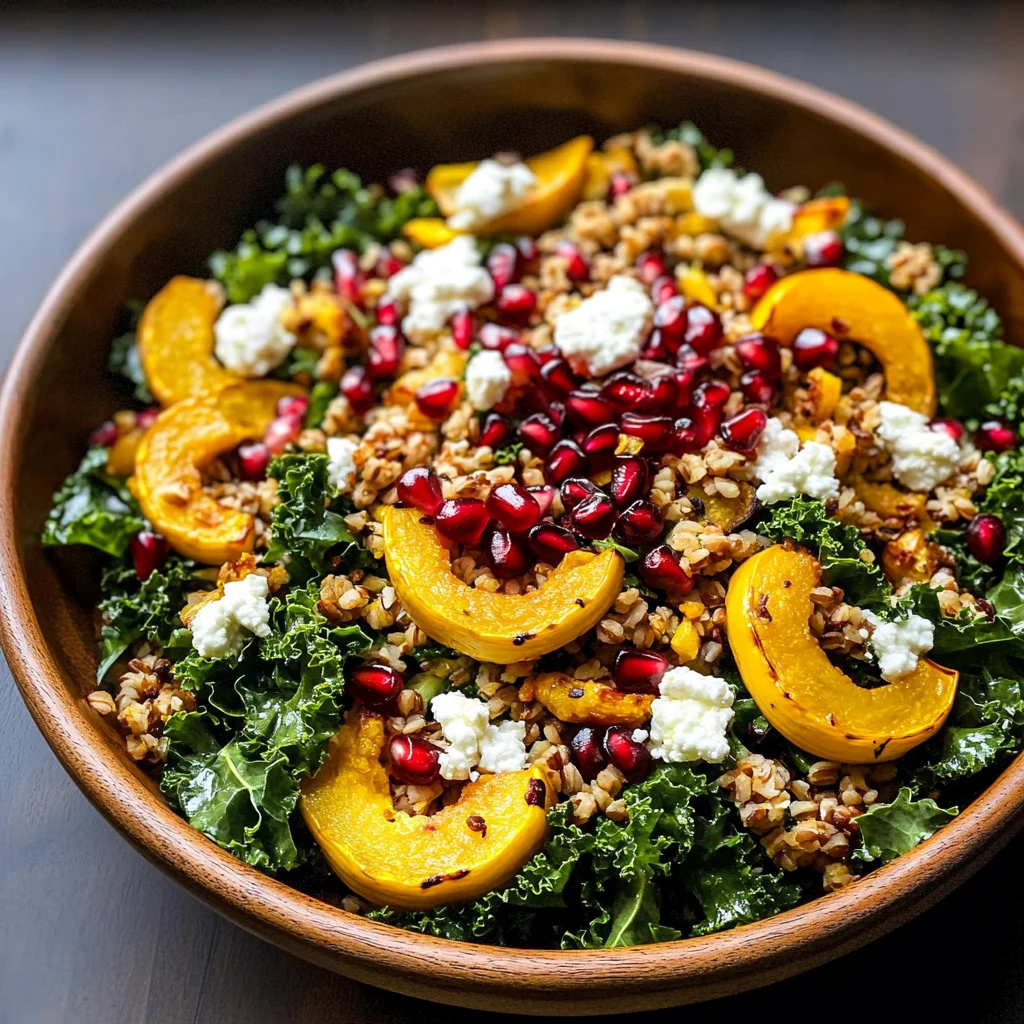 Autumn Harvest Salad with Pomegranates