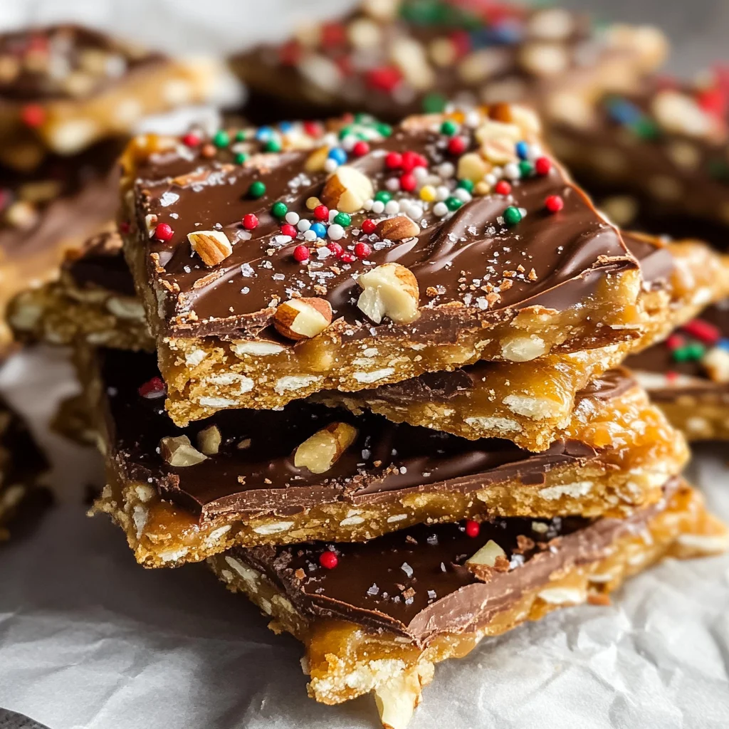 Christmas Crack - Saltine Cracker Toffee