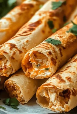 Cream Cheese Chicken Taquitos