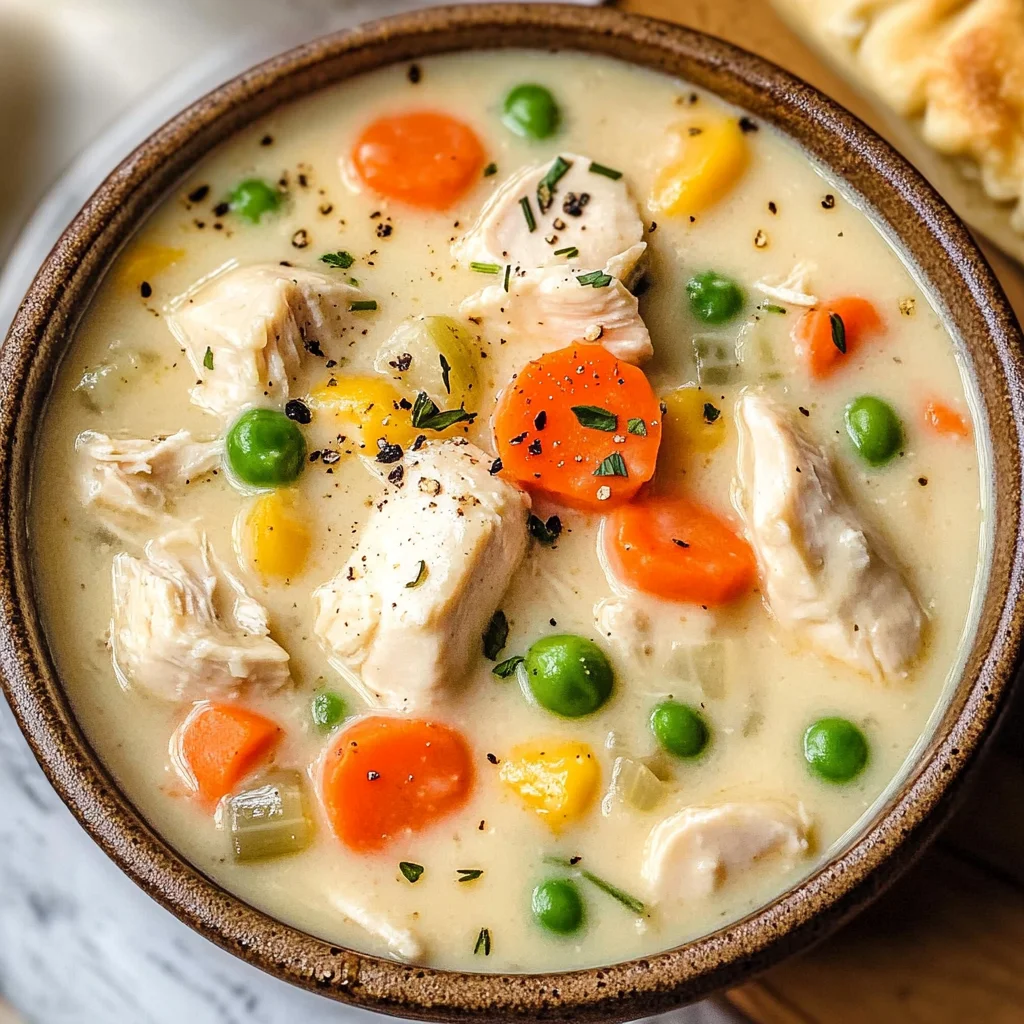 Creamy Chicken Pot Pie Soup