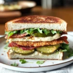Crunchy Fried Green Tomato BLT Sandwich - Alrightwithme