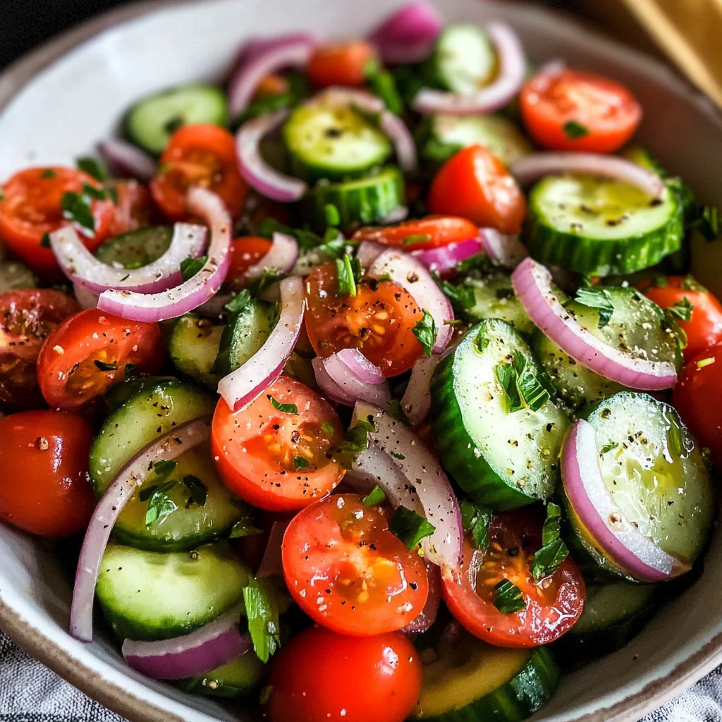 Cucumber Tomato Salad