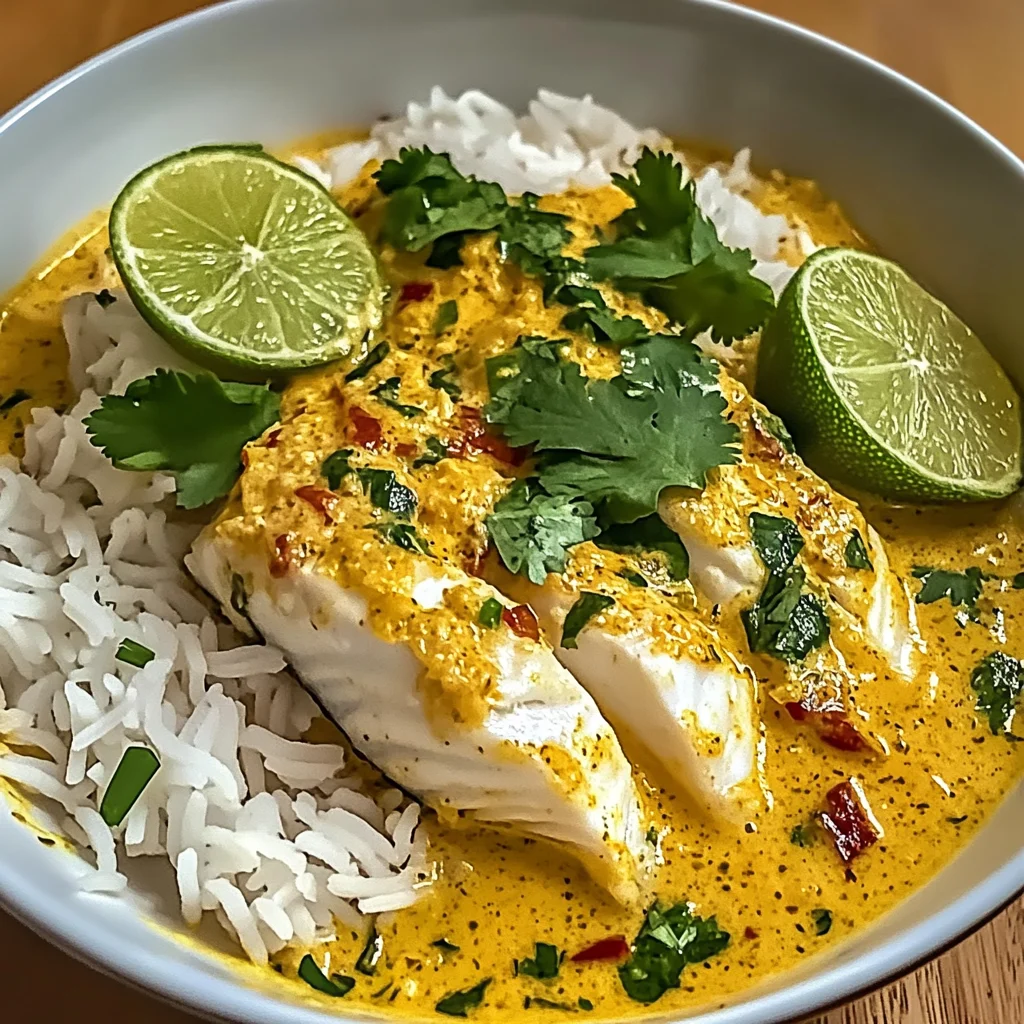 Easy Coconut Lime Fish Curry with Jasmine Rice: An Incredible 7-Step Recipe