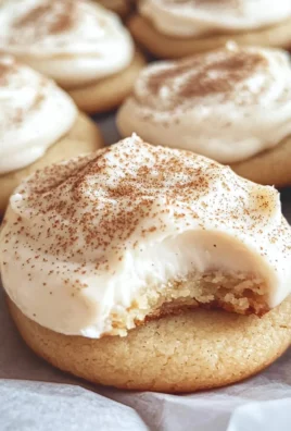 Eggnog Cookies with Eggnog Frosting