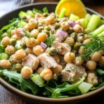 Healthy Tuna Garbanzo Bean Salad