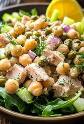 Healthy Tuna Garbanzo Bean Salad