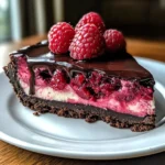 Indulge in Decadent Dark Chocolate Raspberry Cheesecake