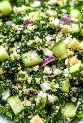 Kale Quinoa Salad - With Lemon Dressing