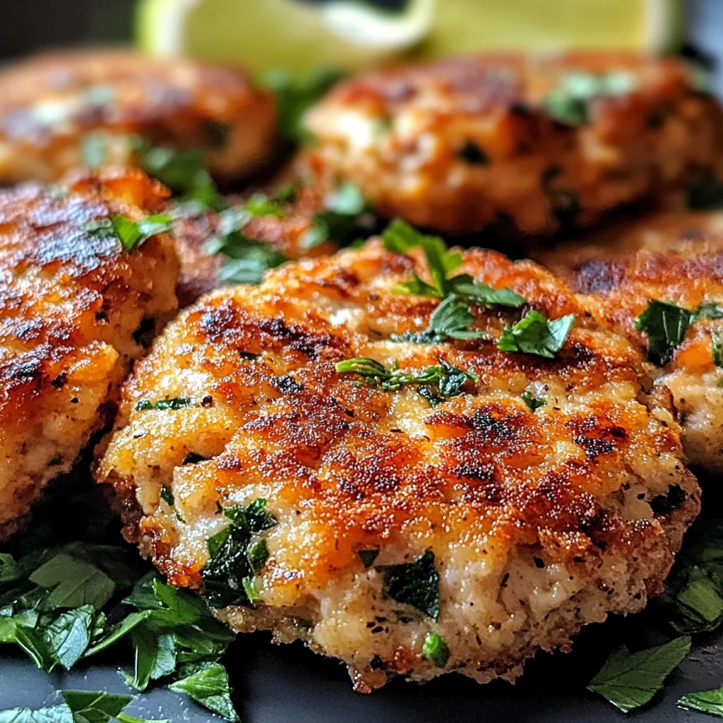 Mediterranean Chicken Patties