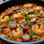 One Pot Shrimp and Sausage Jambalaya
