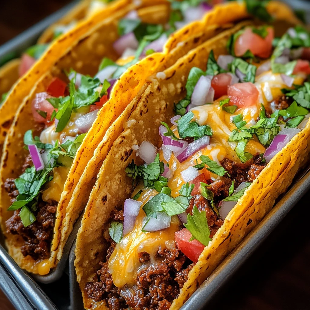 Oven-Baked Cheesy Tacos (Crispy & Loaded) You’ll Love!