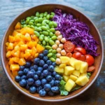 Rainbow Salad with Lemon Vinaigrette